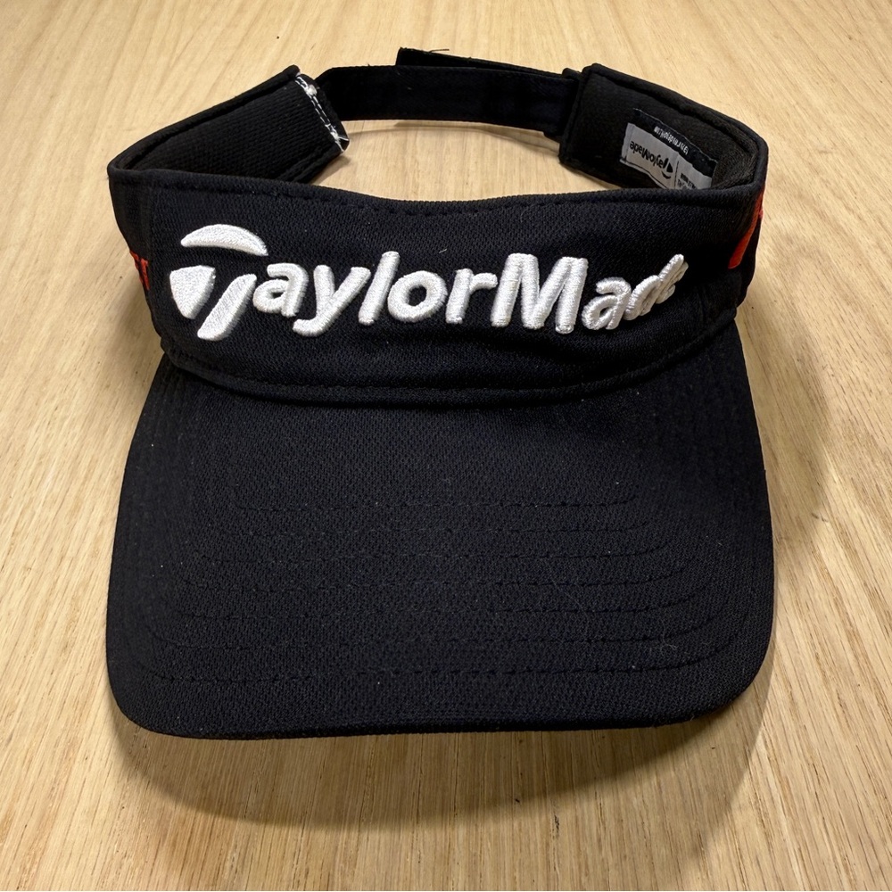 Taylor Made Golf Mens Adjustable Visor Cap R15 Aero Burner Black